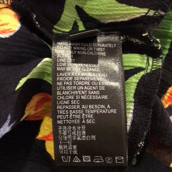 Green Floral Sabrina Gauze Mini Smocked Dress NWT - Picture 7 of 8